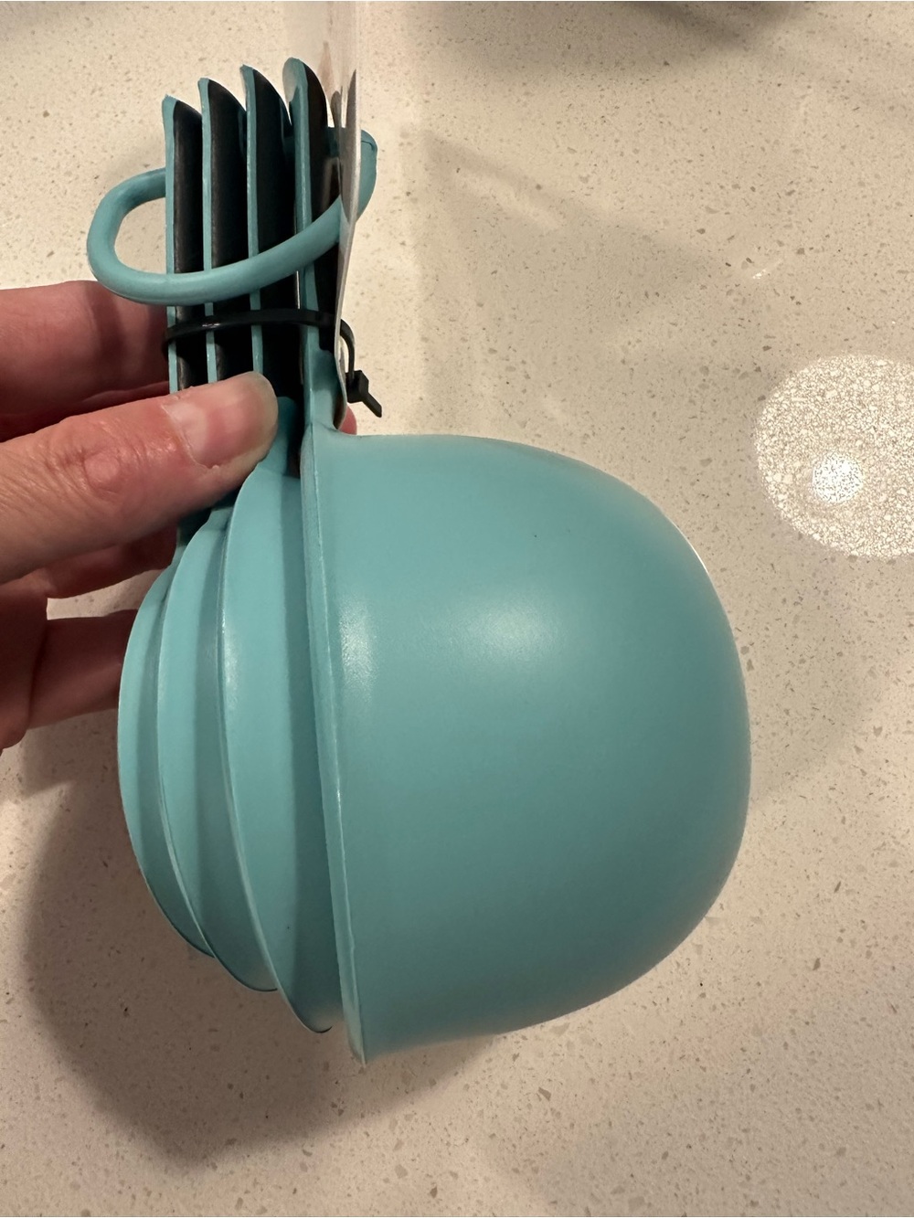 KitchenAid Aqua Blue 4-Piece Measuring Cup Set - Picture 4 of 7